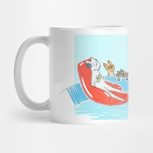 cat pool Mug